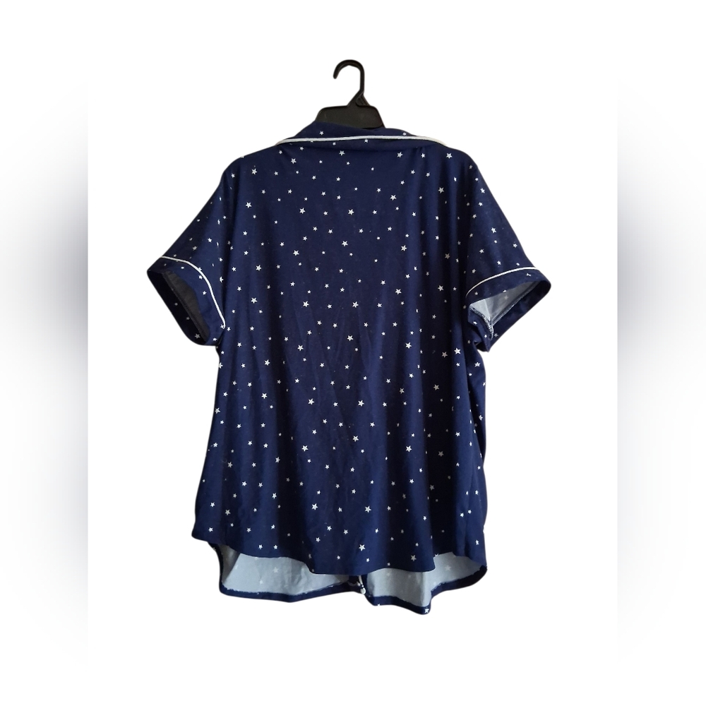 Blue and White Star Pajama Set - Picture 3 of 5